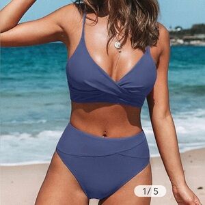 Women's Blue Bikini Set